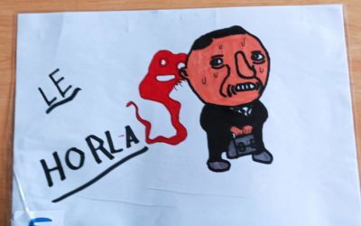 Les élèves de 4ème illustrent un roman de la séquence fantastique