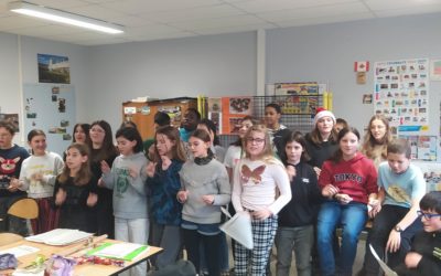 « Xmas preparations » en classes de 6ème A et 5ème LCE Anglais.