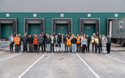 Visite des terminales et secondes bac pro logistique chez LE ROY logistique à Rennes