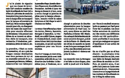 La classe de Terminale CAP Conducteur Routier roule pour la Banque Alimentaire