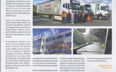 Les Routiers de Brocéliande dans le Magazine « Les Routiers » du mois de mai 2025