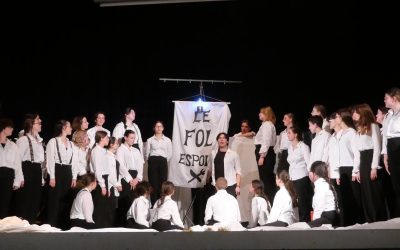 Option théâtre au lycée : représentation des Naufragés du Fol Espoir »