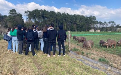 Visite de la ferme de Tévéro avec les classes de secondes