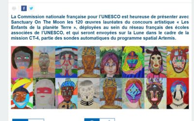 Résultat du concours « les enfants de la planète Terre » dans le cadre du projet Sanctuary on the moon